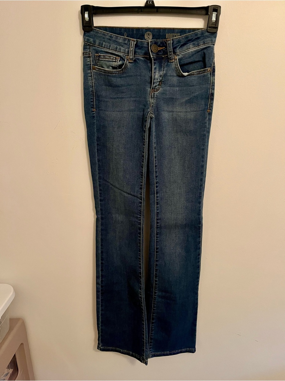 SO Women's Medium Blue Bootcut Jeans